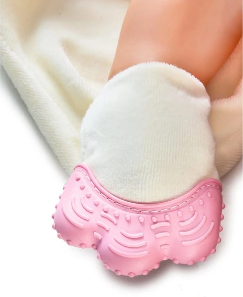 Babyjem Diş Kaşıyıcılı Sevimli Uyku Arkadaşım Pembe - Resim 3