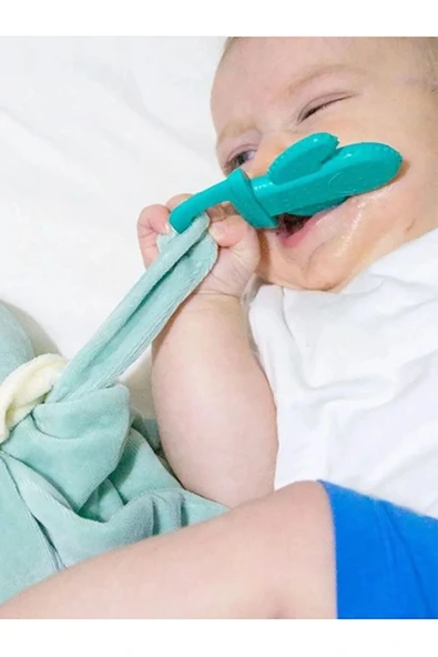 Babyjem Diş Kaşıyıcılı Uyku Arkadaşım Ayıcık - Yeşil - 5