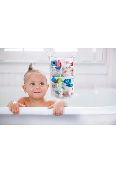 Babyjem Bebek Banyo Oyuncak Torbası -  Beyaz