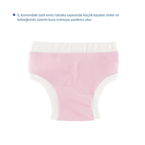 Babyjem Soft Alıştırma Külodu Pembe 3 Yaş - Resim 4