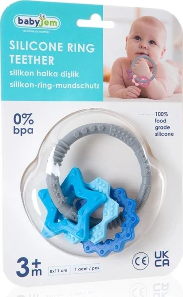 Babyjem Silikon Halka Dişlik - Resim 5