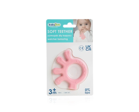 Babyjem Ahtopot Diş Kaşıyıcı Pembe - Resim 7