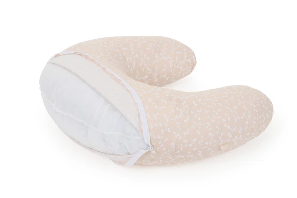 Babyjem Emzirme Ve Destek Minderi Somon Çiçek - 3