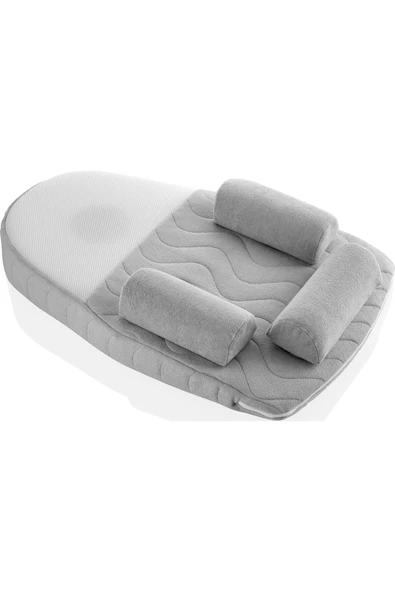 Babyjem Kiraz Çekirdekli Antikolik Uyku Yastığı Air 426 Gri - 44x65 cm
