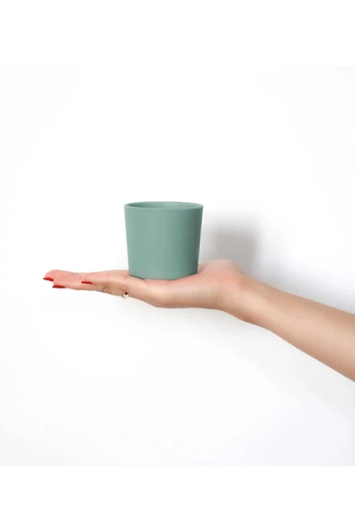 Babyjem Silikon Bardak Yeşil - Resim 3