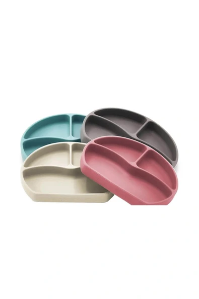 Babyjem Vakum Tabanlı Silikon Tabak Ekru - Bpa Içermez - 5