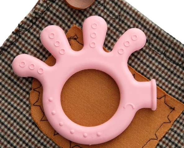 Babyjem Ahtopot Diş Kaşıyıcı Pembe - Resim 3