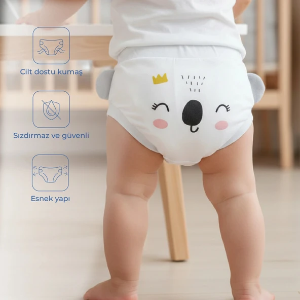 Babyjem Soft Alıştırma Külodu Beyaz 3 Yaş ürün görseli 1