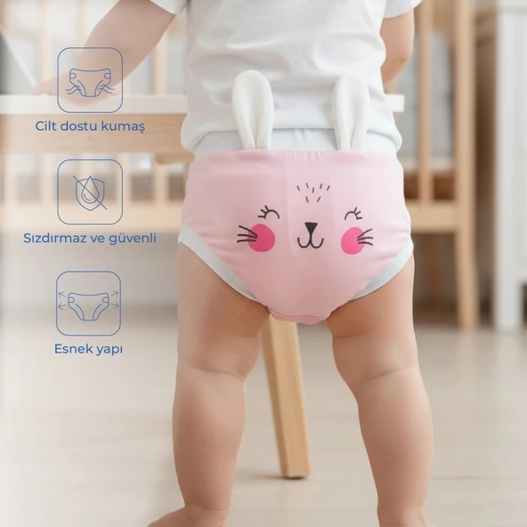 Babyjem Soft Alıştırma Külodu Pembe 3 Yaş ürün görseli 1