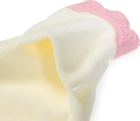 Babyjem Diş Kaşıyıcılı Sevimli Uyku Arkadaşım Pembe - Resim 2