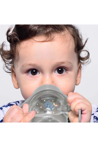 Babyjem Damlatmayan Suluk 250 ml Gri - Resim 4