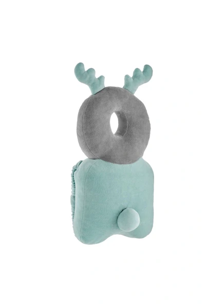 Babyjem Bebek Melek Kanadı Koruma Yastığı Yeşil Kadife - 2