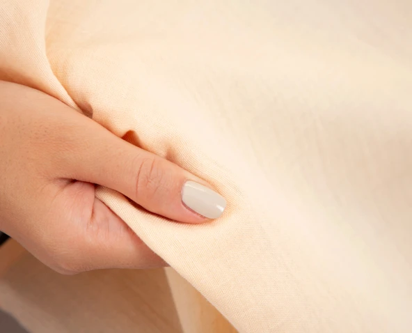 Babyjem Çok Amaçlı Müslin Ana Kucağı Örtüsü Somon - Resim 3