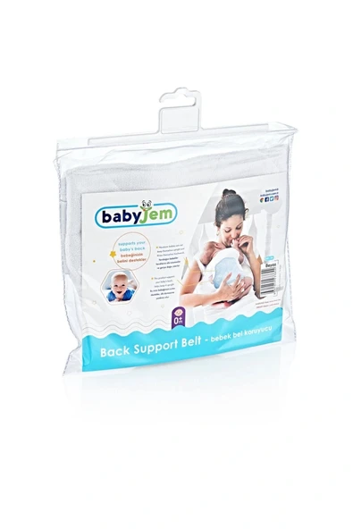 Babyjem Bebek Sırt Desteği Beyaz - 4