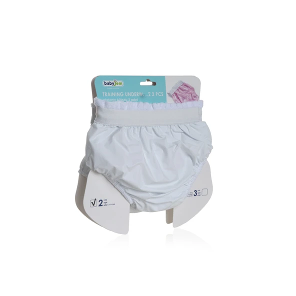 Babyjem 155 Alıştırma Külodu Kutulu 2 Li 2 Yaş Beyaz - 2