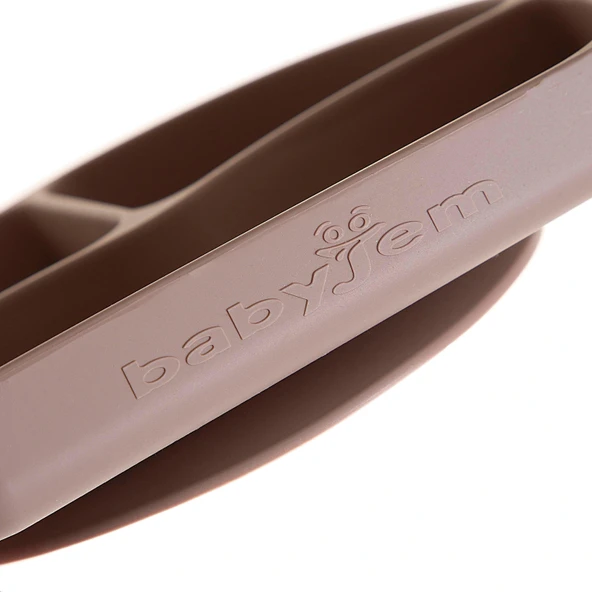 Babyjem Silikon Tabak Latte - Resim 5