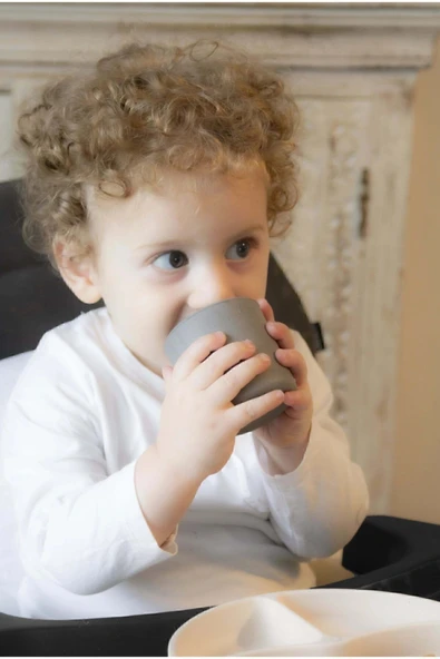 Babyjem Silikon Bardak Gri - 4