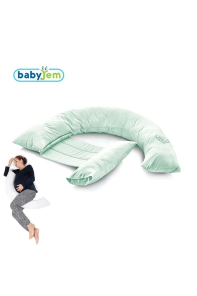 Babyjem Sırt Destekli Hamile Ve Emzirme Yastığı 198 Turkuaz