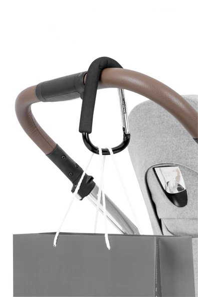 Babyjem Klipsli Çok Fonksiyonlu Bebek Arabası Kancası Ekstra Büyük XL