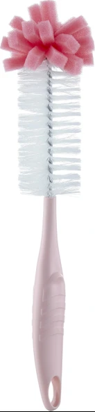 Babyjem Süngerli Biberon Fırçası Pembe - Resim 2