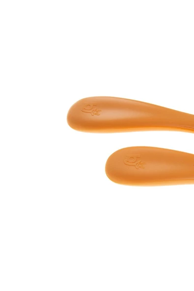 Babyjem Paslanmaz Çelik Çatal Kaşık Seti - Somon - Resim 5