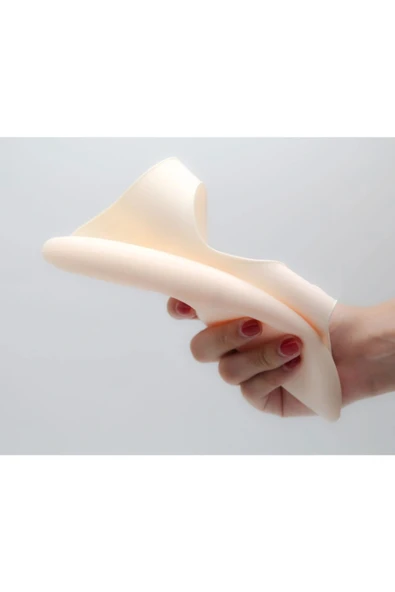 Babyjem Mini Silikon Önlük Ekru - Resim 4