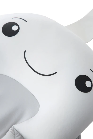 Babyjem Sevimli Balina Köpüklü Banyo Küveti Yatağı Gri (Straforlu - Suda Batmaz) - 3