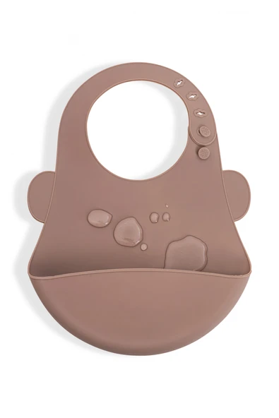 Babyjem Silikon Önlük Latte - 2