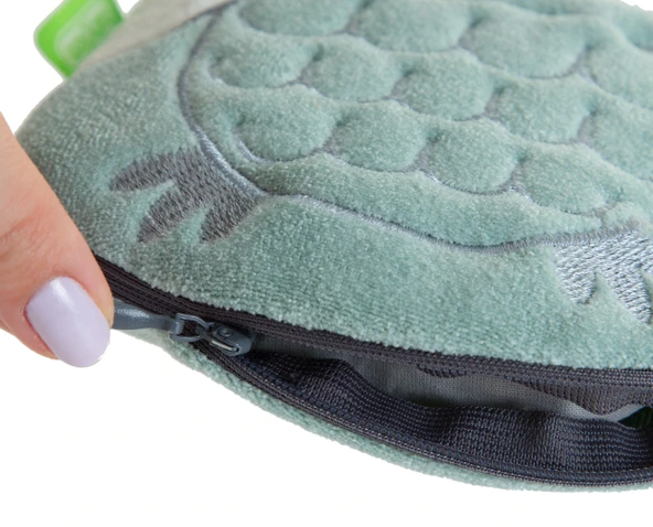 Babyjem Kiraz Çekirdekli Baykuş Kadife Rahatlatıcı Gaz Kemeri & Gaz Yastığı - Yeşil - 5