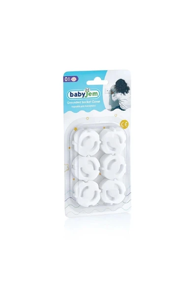 Babyjem Topraklı Priz Koruyucu (6 Adet) - 8