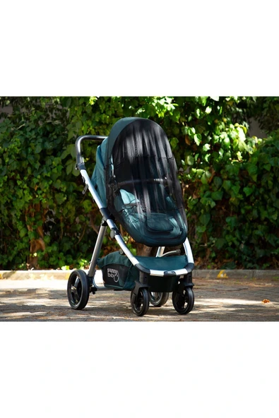 Babyjem Siyah Puset Bebek Arabası Sinekliği 070 - Resim 4