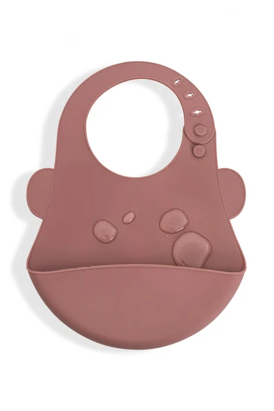 Babyjem Silikon Önlük Mocha - Resim 2