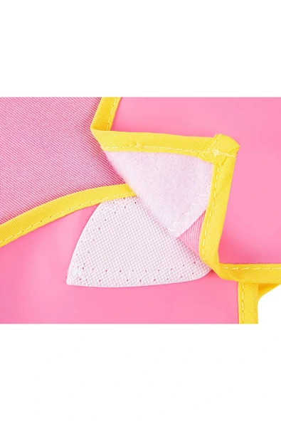 Babyjem Poli Muşamba Önlük Büyük Pembe - Resim 7