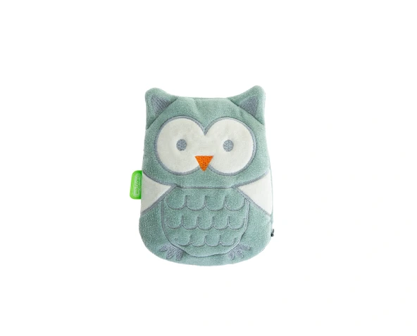 Babyjem Kiraz Çekirdekli Baykuş Kadife Rahatlatıcı Gaz Kemeri & Gaz Yastığı - Yeşil - 2