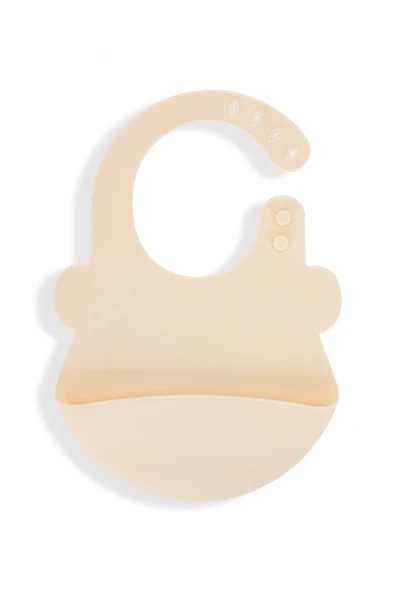 Babyjem Silikon Önlük Ekru - Resim 2