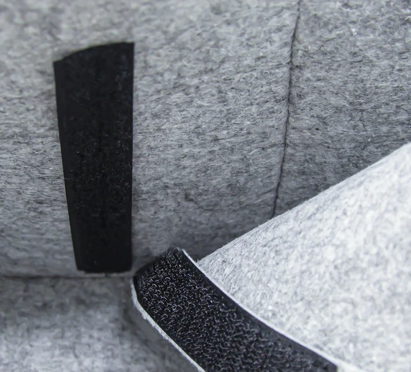 Babyjem 772 Yeşil Keçe Anne Bebek Bakım Çantası Çiçek - Resim 4