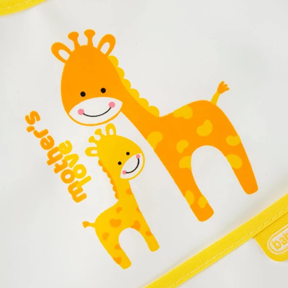 Babyjem poli Muşamba Önlük Küçük Sarı - 4