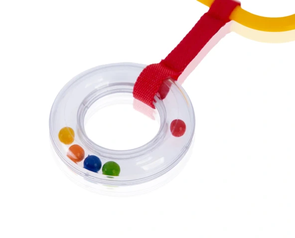 Babyjem Çıngıraklı Puset Halkası Sarı Oval - 4