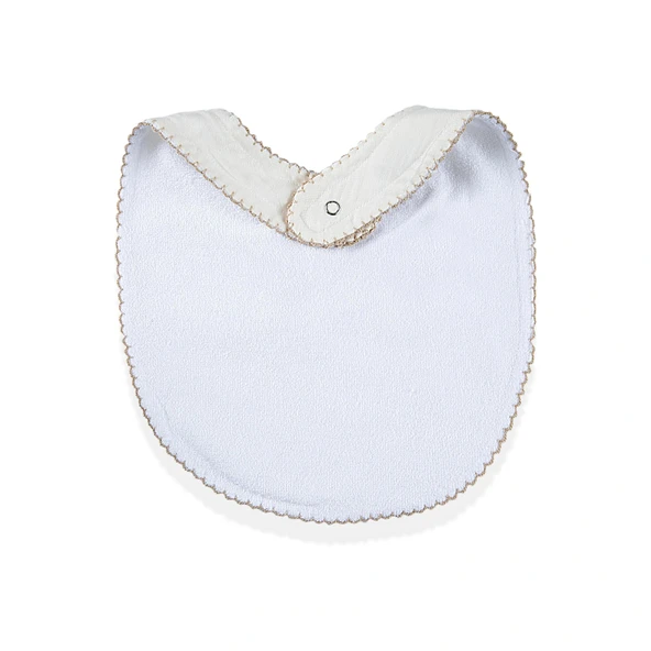 Babyjem Bürümcük Müslin Önlük Ekru - 5