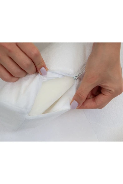 Babyjem Kiraz Çekirdekli Antikolik Uyku Yastığı Air 426 Beyaz - 6