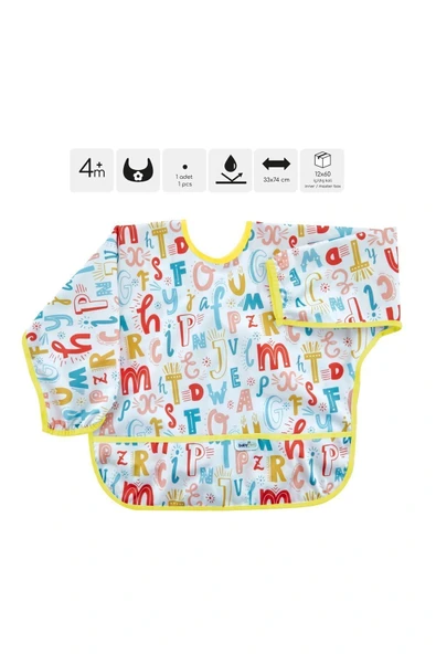 Babyjem Baskılı Blw Kollu Önlük Harf Desen ürün görseli
