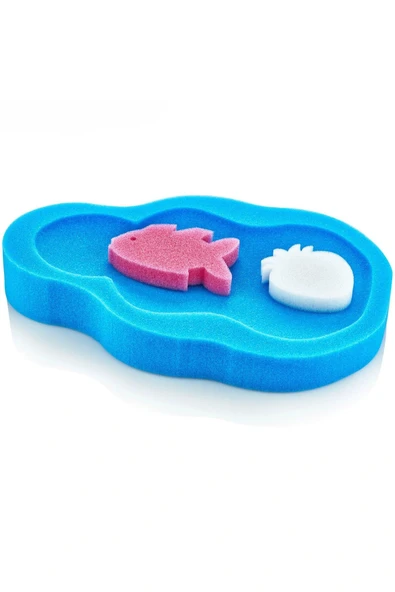 Babyjem Küvet Süngeri Mavi ürün görseli 1