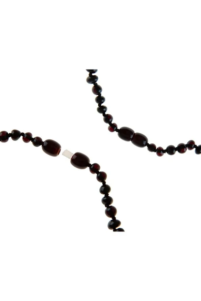 Babyjem Kehribar Bebek Kolyesi - Vişne - 6