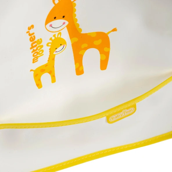 Babyjem poli Muşamba Önlük Küçük Sarı - 3