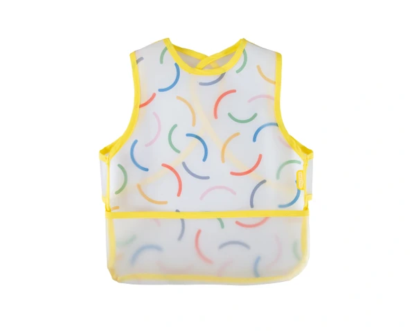 Babyjem Leke Tutmaz Giymeli Sarı Gülen Yüz Önlük ürün görseli 1