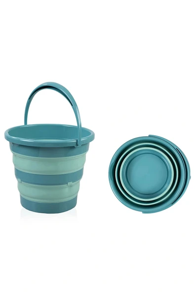 Babyjem Katlanır Banyo 3 Lü Set Turkuaz - 6