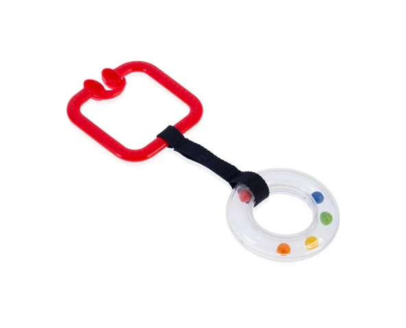 Babyjem Çıngıraklı Puset Halkası 877 Kırmızı