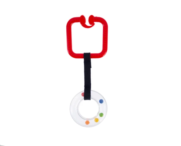 Babyjem Çıngıraklı Puset Halkası 877 Kırmızı - 3