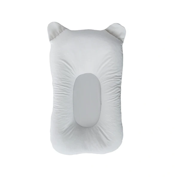 Babyjem Sevimli Kedi Köpüklü Bebek Banyo Küvet Yatağı Gri (Straforlu - Suda Batmaz) - Resim 5