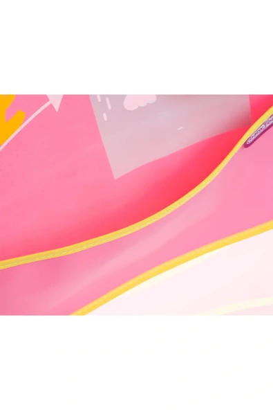 Babyjem Poli Muşamba Önlük Büyük Pembe - Resim 5